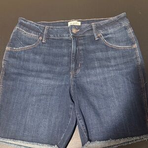 Maurices Dark Blue Jean Shorts